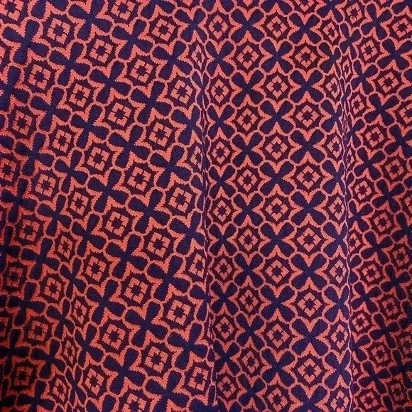 Boutique Iris Basic Red and Blue Skirt - Picture 3 of 6